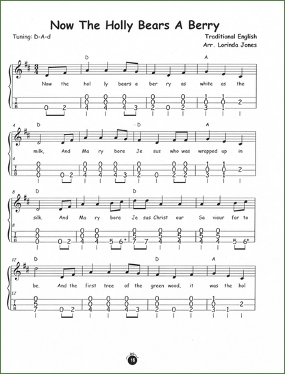 Lorinda Jones - Christmas Solos And Duets For The Mountain Dulcimer-Folkcraft Instruments