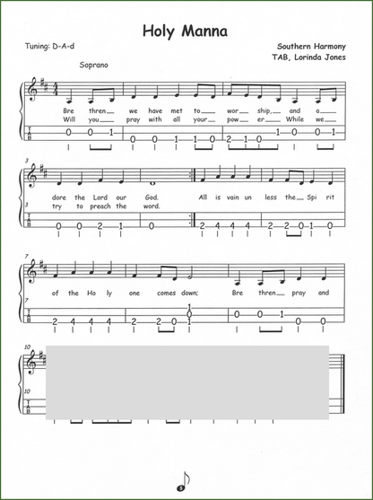Lorinda Jones - Southern Harmony For Mountain Dulcimer-Folkcraft Instruments