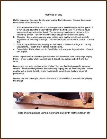 Mandy Tyner/Banjo Lemonade - Beginning Mountain Dulcimer, photo 4