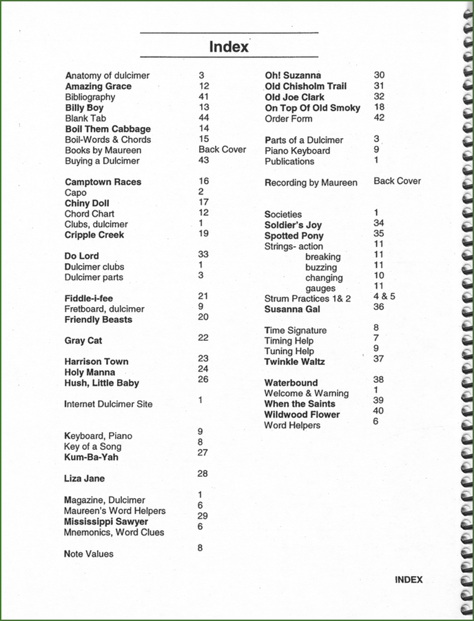 Maureen Sellers - My Teaching Book For Appalachian Dulcimer, Volume One-Folkcraft Instruments