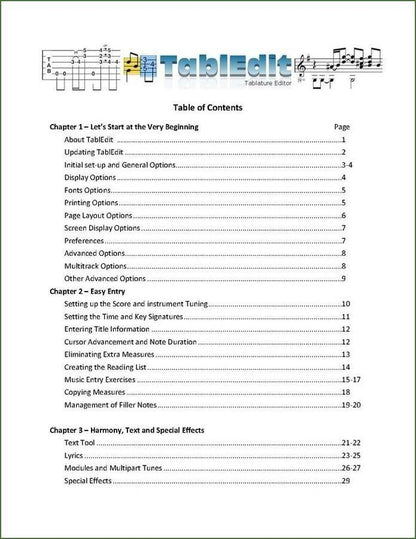Melanie Johnston - TablEdit Manual, Macintosh Edition, mountain dulcimer instruction book, photo 2