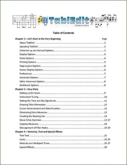 Melanie Johnston - TablEdit Manual, PC Edition, mountain dulcimer instruction book, photo 2