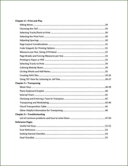 Melanie Johnston - TablEdit Manual, PC Edition, mountain dulcimer instruction book, photo 3