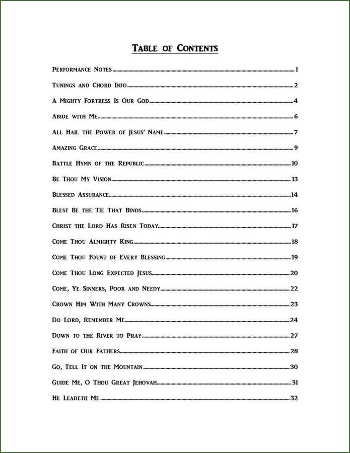 Michael Wood - A Dulcimer Hymn Collection: Traditional Hymns And Spirituals For Mountain Dulcimer, DAA Version, photo 2