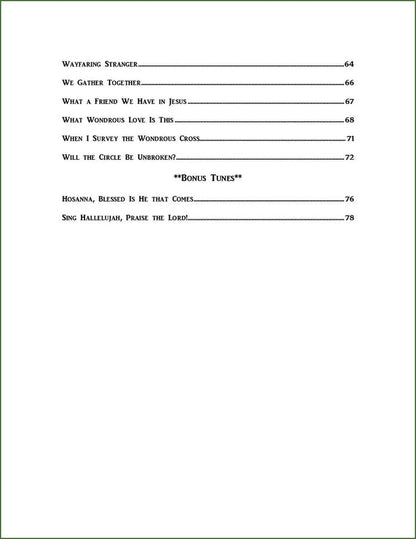 Michael Wood - A Dulcimer Hymn Collection: Traditional Hymns And Spirituals For Mountain Dulcimer, DAA Version, photo 4