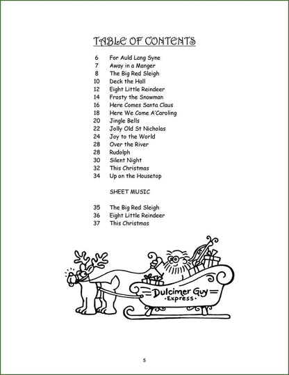 Mike Anderson - Hugo's Sing-A-Long Dulcimer Christmas Songbook, photo 2