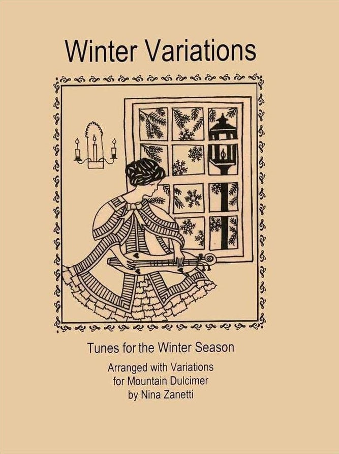 Cover of Nina Zanetti - Winter Variations, mountain dulcimer songbook