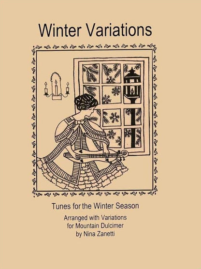 Cover of Nina Zanetti - Winter Variations, mountain dulcimer songbook