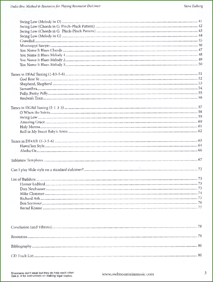 Steve Eulberg - Dulci-Bro: Method And Resources For Playing Resonator Dulcimer, photo 3