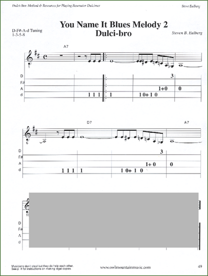 Steve Eulberg - Dulci-Bro: Method And Resources For Playing Resonator Dulcimer, photo 5