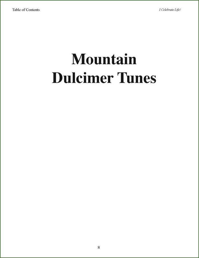 Steve Eulberg - I Celebrate Life!, mountain dulcimer songbook, photo 4