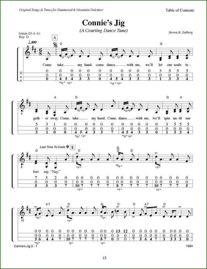 Steve Eulberg - I Celebrate Life!, mountain dulcimer songbook, photo 5