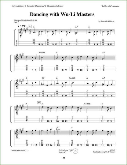 Steve Eulberg - I Celebrate Life!, mountain dulcimer songbook, photo 6