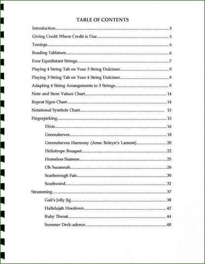 Sue Carpenter - Heliotrope Bouquet Tune Book-Folkcraft Instruments