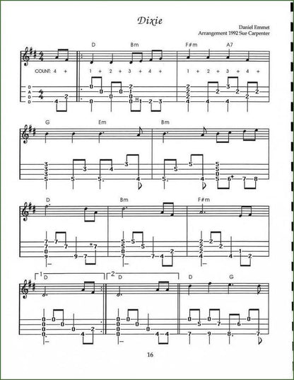 Sue Carpenter - Heliotrope Bouquet Tune Book-Folkcraft Instruments