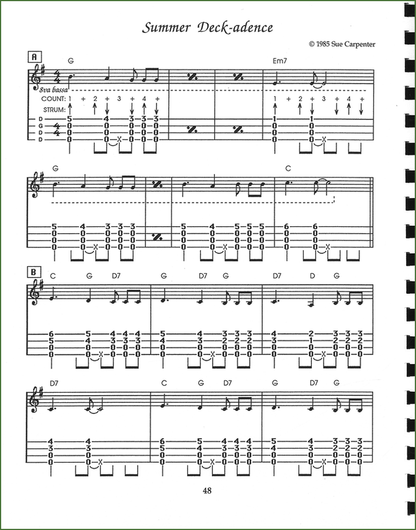 Sue Carpenter - Heliotrope Bouquet Tune Book-Folkcraft Instruments