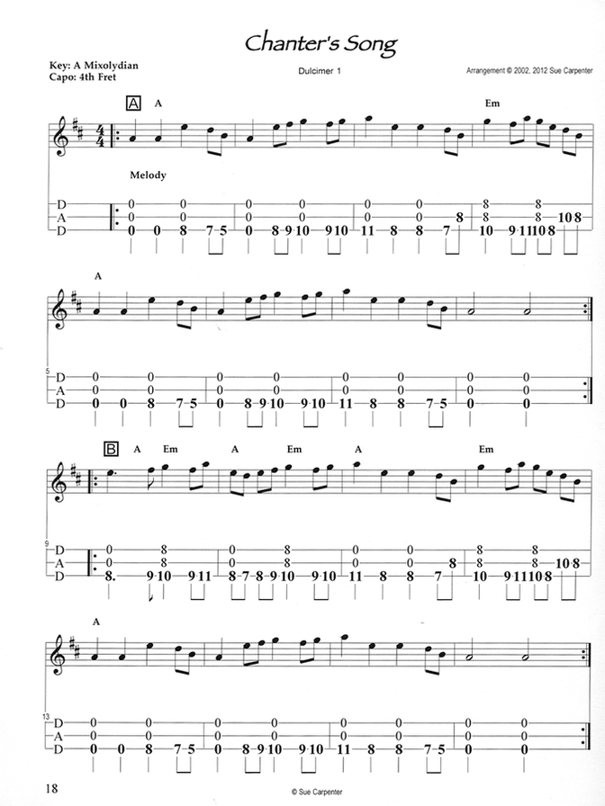 Sue Carpenter - Joined In Harmony: Duets For The Mountain Dulcimer, photo 3