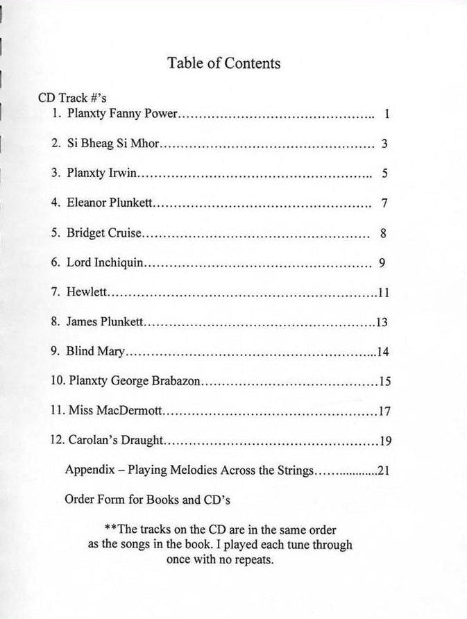 Susan Trump - O'Carolan For Mountain Dulcimer-Folkcraft Instruments