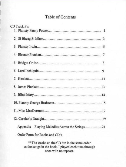 Susan Trump - O'Carolan For Mountain Dulcimer-Folkcraft Instruments