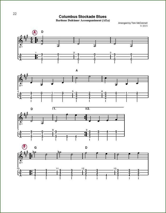 Tom McConnell - Baritone Dulcimer Jam Book, photo 4