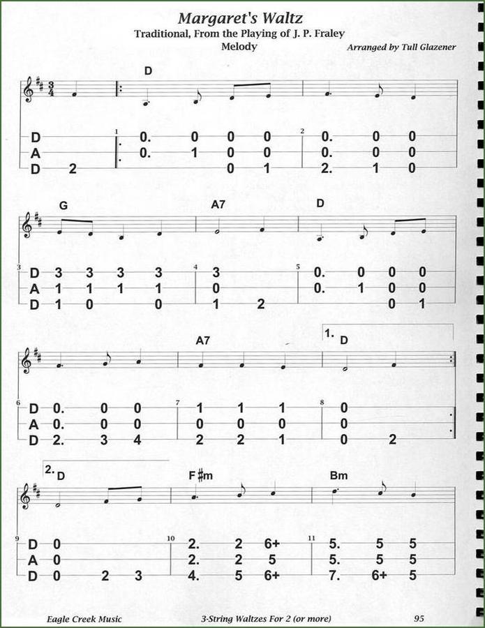 Tull Glazener - 3-String Waltzes For 2 (Or More)-Folkcraft Instruments