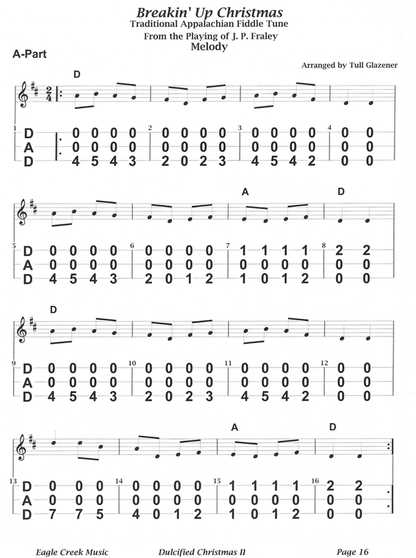 Tull Glazener - Dulcified Christmas, Volume II-Folkcraft Instruments