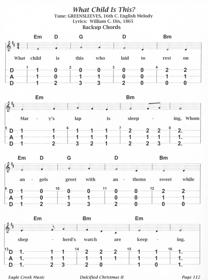 Tull Glazener - Dulcified Christmas, Volume II-Folkcraft Instruments