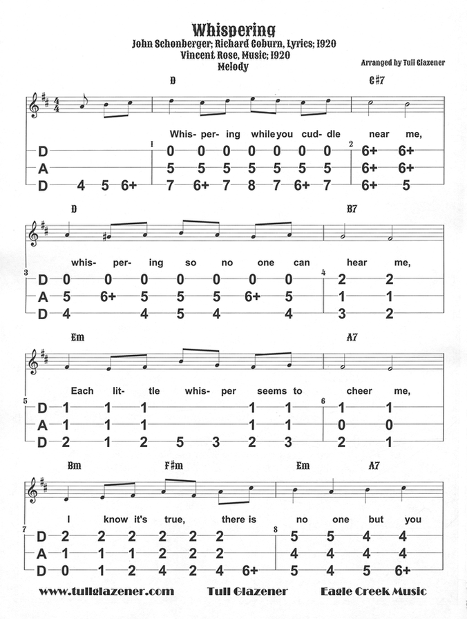 Tull Glazener - Dulcified On Tin Pan Alley-Folkcraft Instruments