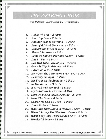 Tull Glazener - The 3-String Choir-Folkcraft Instruments