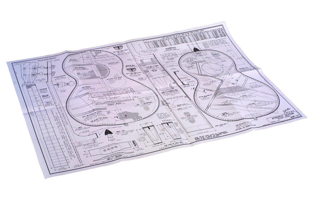Acoustic Guitar Tenor Model Plan-Folkcraft Instruments