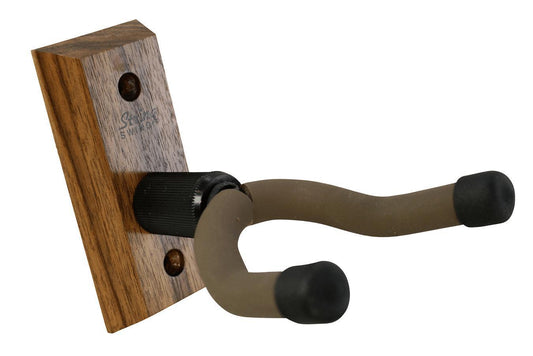 Black Walnut Dulcimer Hanger (Flat Head), Wall Mount-Folkcraft Instruments