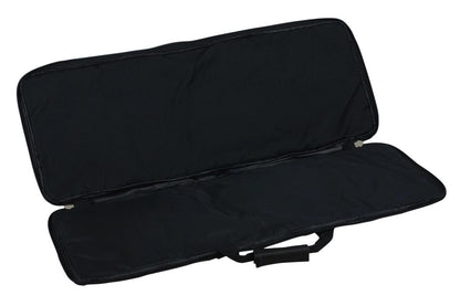 Bowed Psaltery Carrying Case, Black Nylon, Embroidered With Folkcraft® Logo-Folkcraft Instruments Dulcimer Case Bag