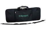 Bowed Psaltery Carrying Case, Black Nylon, Embroidered With Folkcraft® Logo-Folkcraft Instruments Dulcimer Case Bag