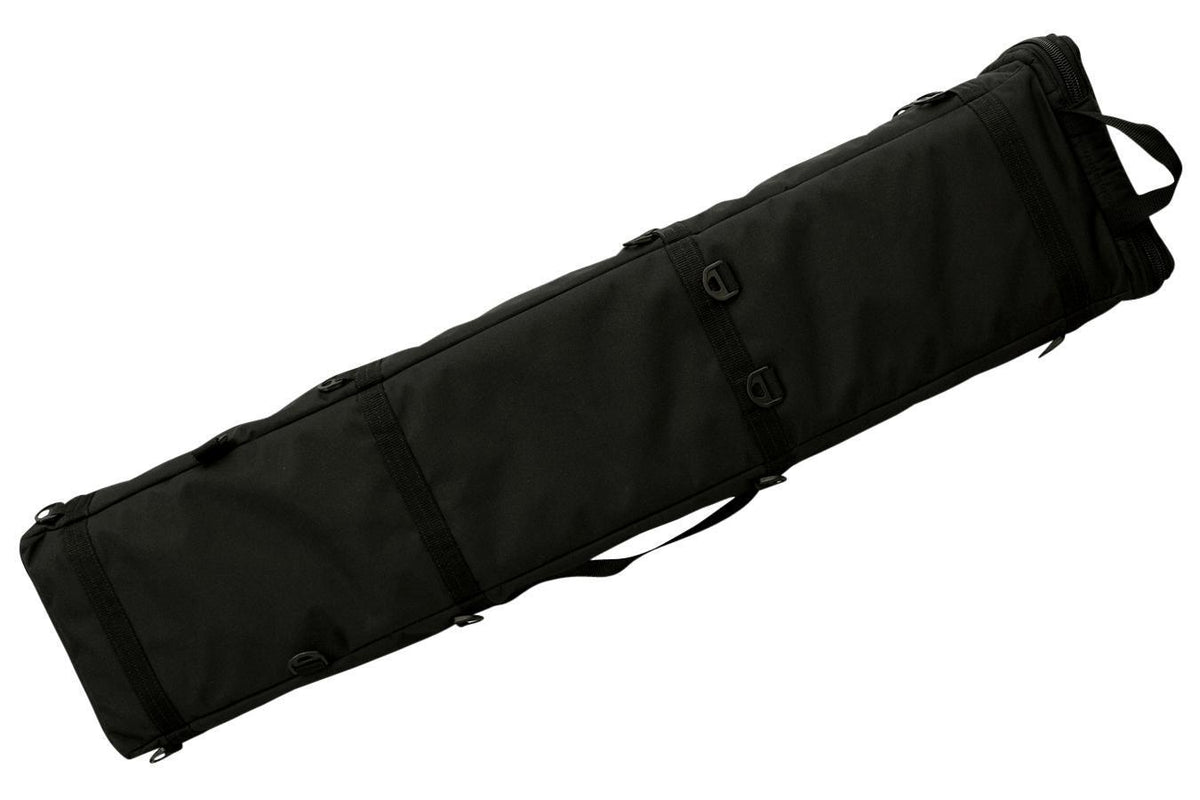 Deluxe Folkcraft Logo Rigid Dulcimer Case, Black-Folkcraft Instruments Dulcimer Case Bag