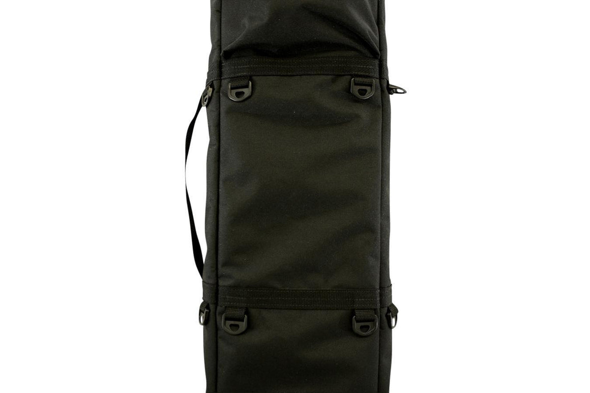 Deluxe Folkcraft Logo Rigid Dulcimer Case, Black-Folkcraft Instruments Dulcimer Case Bag