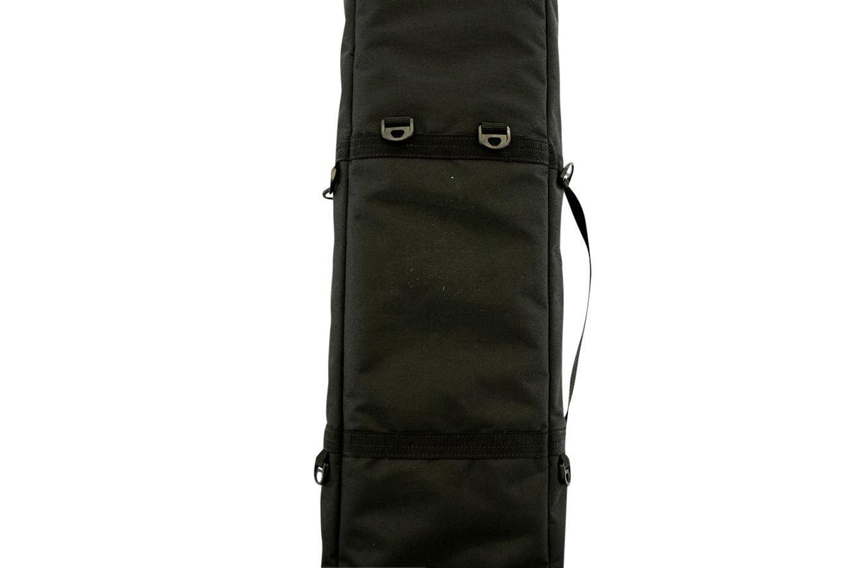 Deluxe Folkcraft Logo Rigid Dulcimer Case, Black-Folkcraft Instruments Dulcimer Case Bag