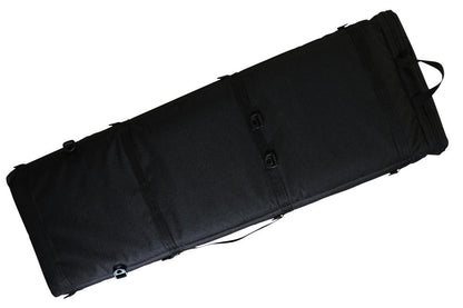 Deluxe Rigid Dulcimer Case (For Double Neck Dulcimers, LAP-JOs®, DulciVox Dulcimers, And Resonator Dulcimers), Black-Folkcraft Instruments Dulcimer Case Bag
