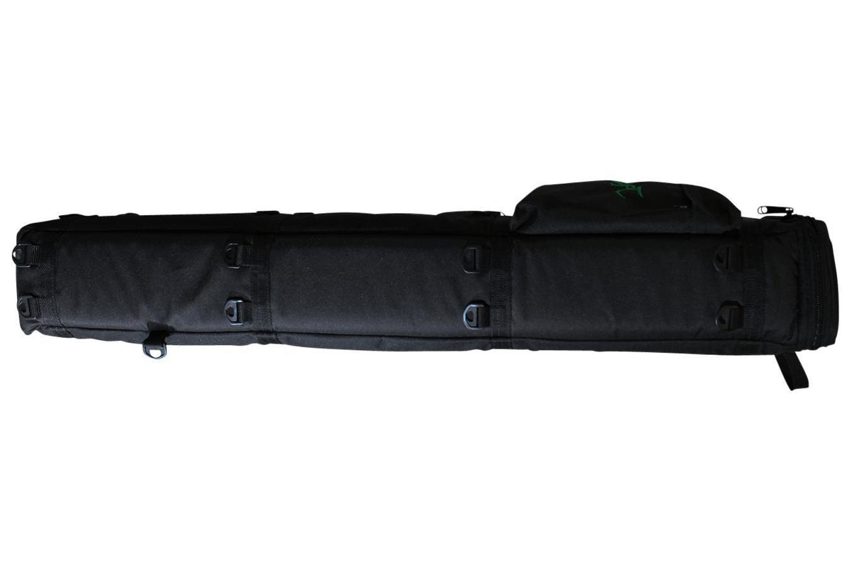 Deluxe Rigid Dulcimer Case (For Double Neck Dulcimers, LAP-JOs®, DulciVox Dulcimers, And Resonator Dulcimers), Black-Folkcraft Instruments Dulcimer Case Bag