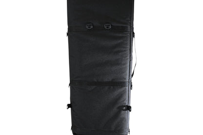 Deluxe Rigid Dulcimer Case (For Double Neck Dulcimers, LAP-JOs®, DulciVox Dulcimers, And Resonator Dulcimers), Black-Folkcraft Instruments Dulcimer Case Bag