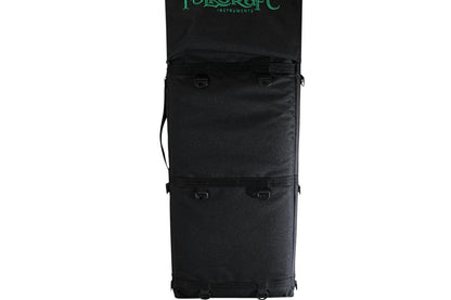 Deluxe Rigid Dulcimer Case (For Double Neck Dulcimers, LAP-JOs®, DulciVox Dulcimers, And Resonator Dulcimers), Black-Folkcraft Instruments Dulcimer Case Bag