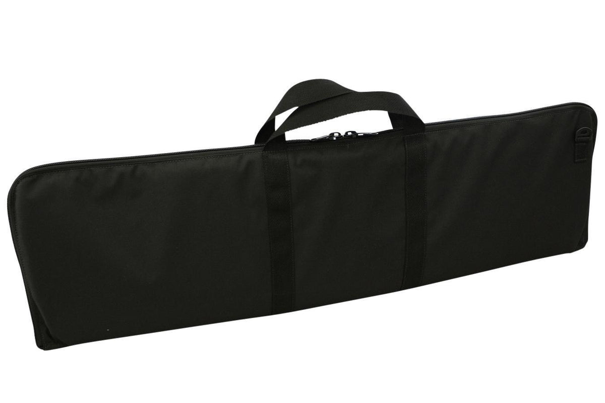Dulcimer Carrying Case, Embroidered With "Folkcraft® Instruments" Logo, Black-Folkcraft Instruments Dulcimer Case Bag