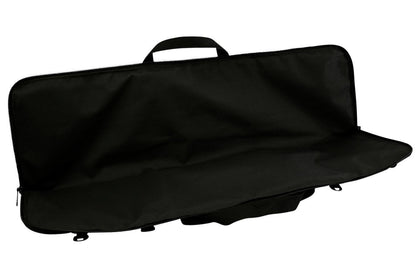 Dulcimer Carrying Case, Embroidered With "FolkRoots® Dulcimers" Logo, Black-Folkcraft Instruments Dulcimer Case Bag