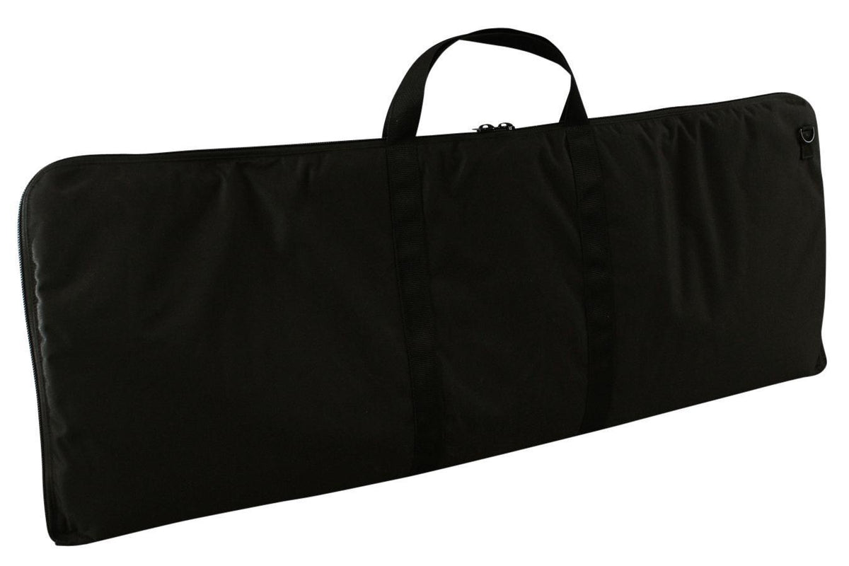 Dulcimer Carrying Case For Folkcraft® Double Neck Dulcimers, Black-Folkcraft Instruments Dulcimer Case Bag