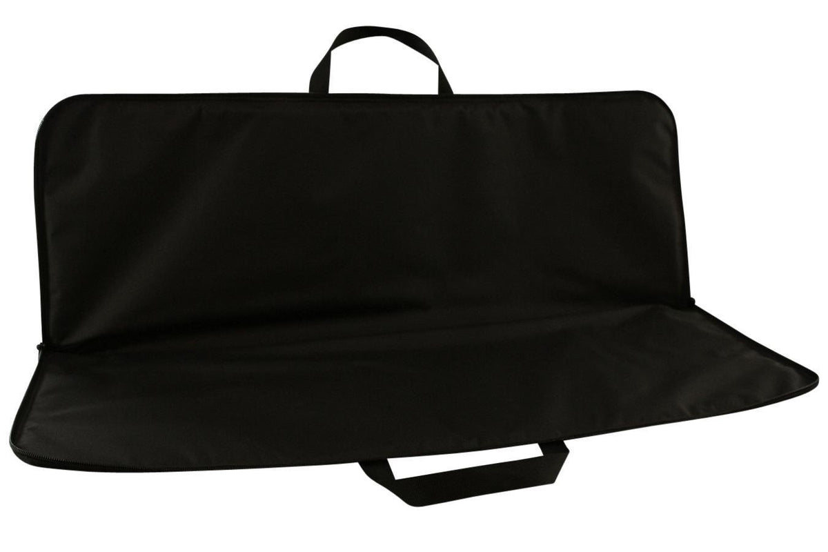 Dulcimer Carrying Case For Folkcraft® Double Neck Dulcimers, Black-Folkcraft Instruments Dulcimer Case Bag
