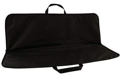 Dulcimer Carrying Case For Folkcraft® Double Neck Dulcimers, Black-Folkcraft Instruments Dulcimer Case Bag