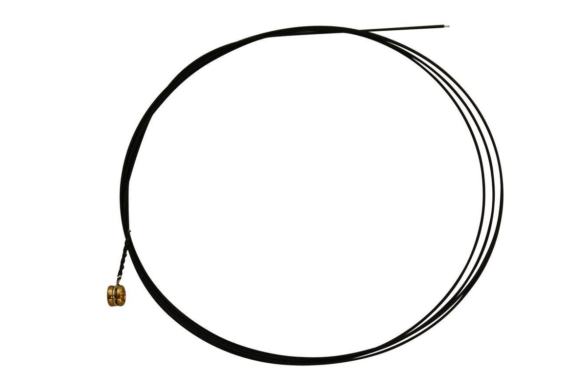 Folkcraft® Black Coated Bronze Wound String, Ball End, .024-Folkcraft Instruments
