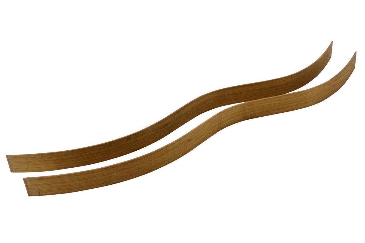 Folkcraft® Black Walnut Side Set, Hourglass Bend, Bookmatched, 32" x 1 3/4" x 1/10"-Folkcraft Instruments