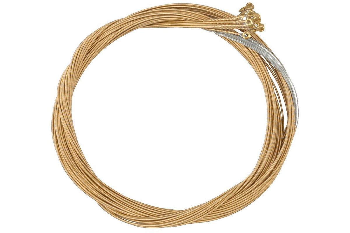 Folkcraft® Bronze Wound Strings, Ball Ends, Pack Of Twelve, .022-Folkcraft Instruments