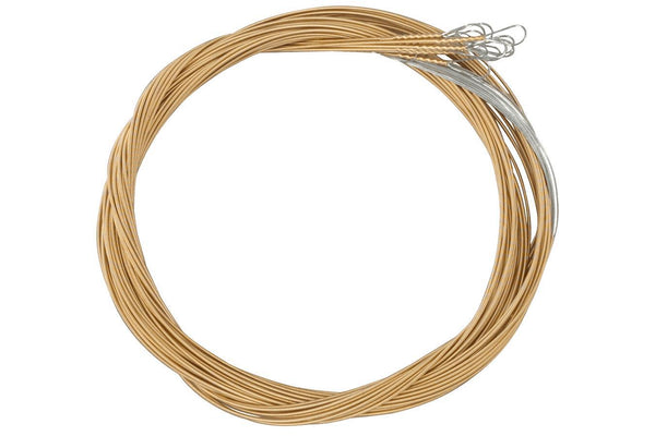 Folkcraft® Bronze Wound Strings, Loop Ends, Pack Of Twelve, .018-Folkcraft Instruments