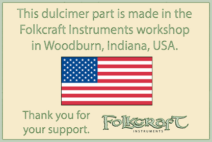 Folkcraft® Micarta Nut/Bridge Pieces, Oversized-Folkcraft Instruments